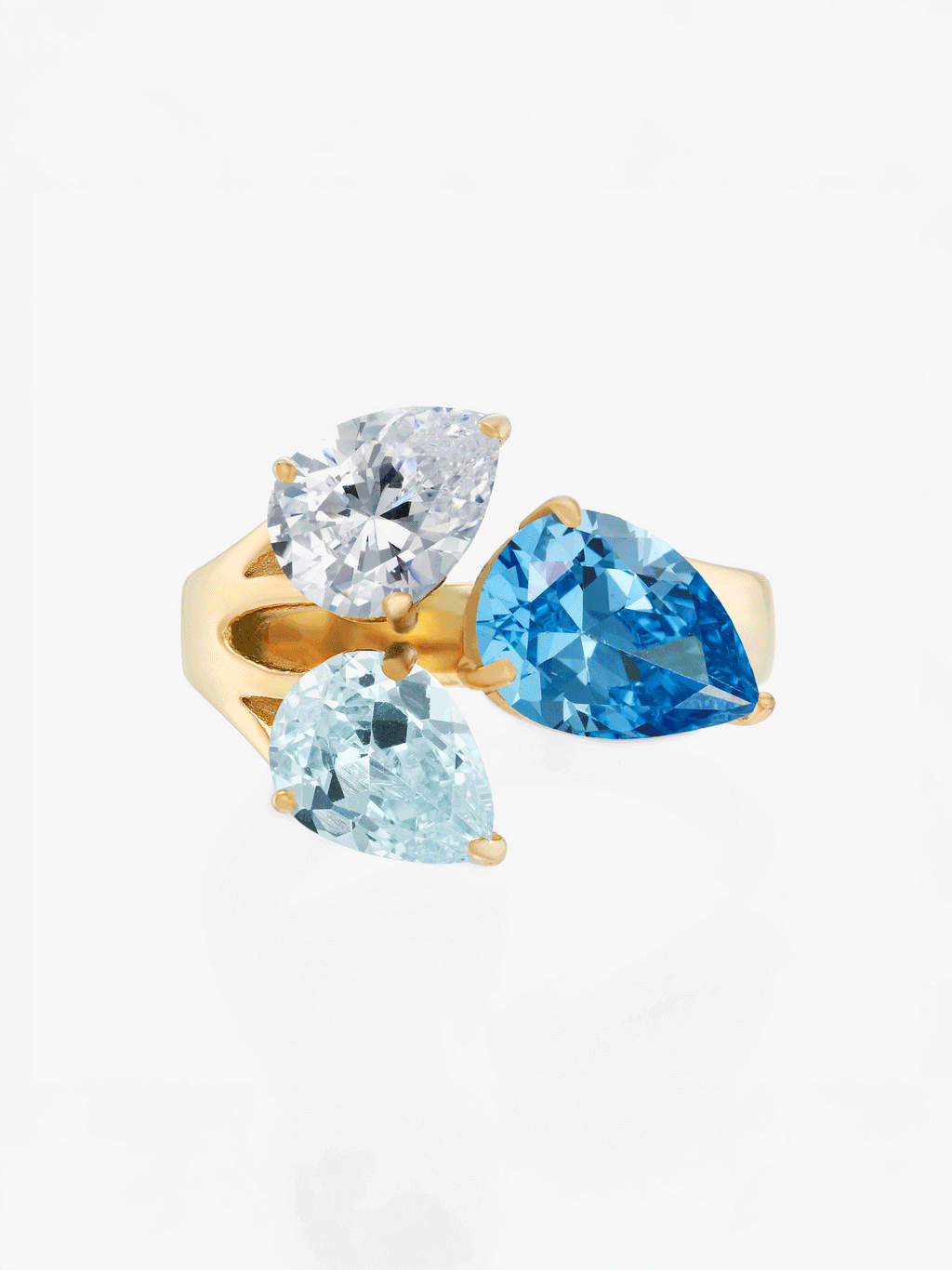 Aurora Birthstone Ring Gold