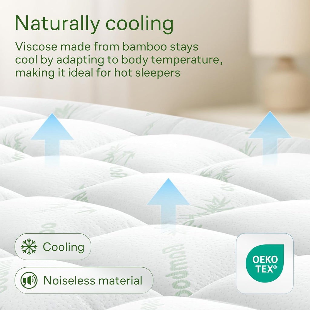 Nazavie Bamboo Mattress Topper