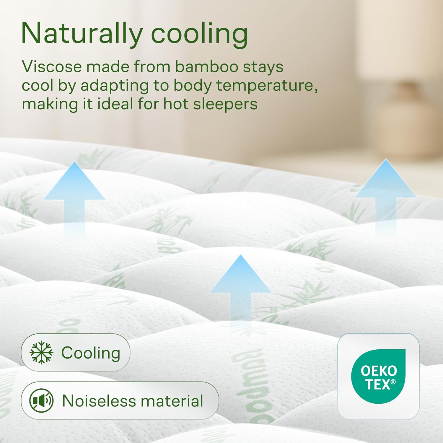 Nazavie Bamboo Mattress Topper