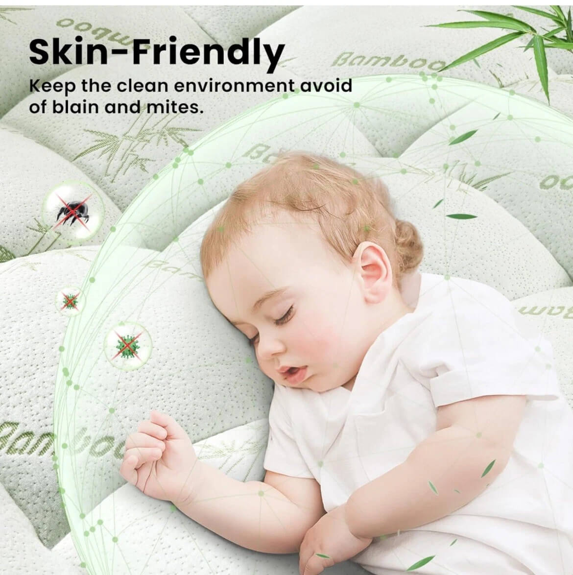 Nazavie Bamboo Mattress Topper