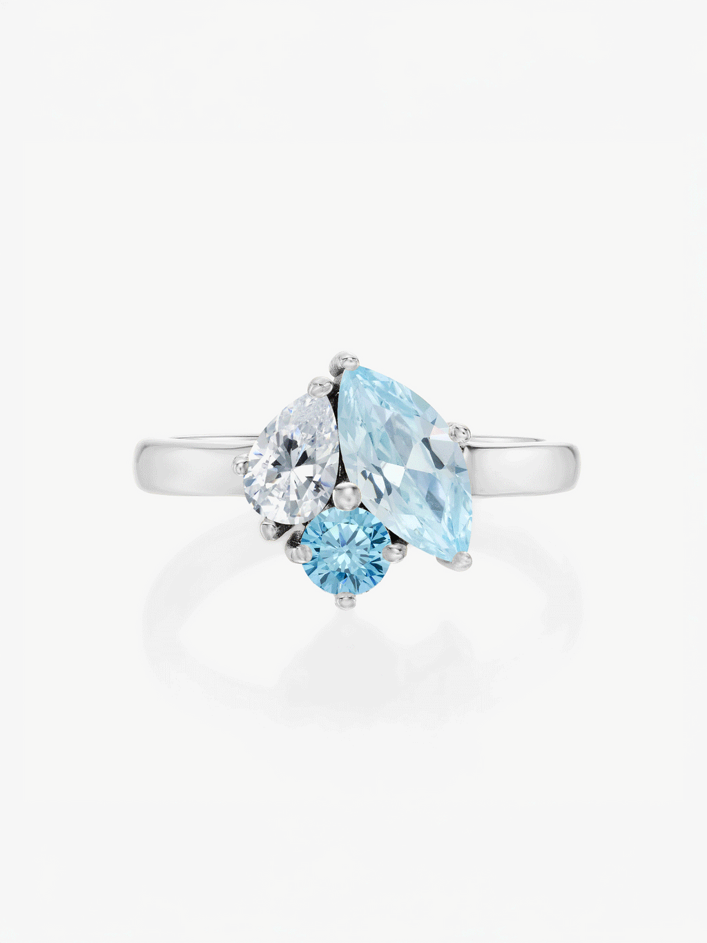 Zia Birthstone Ring Silver