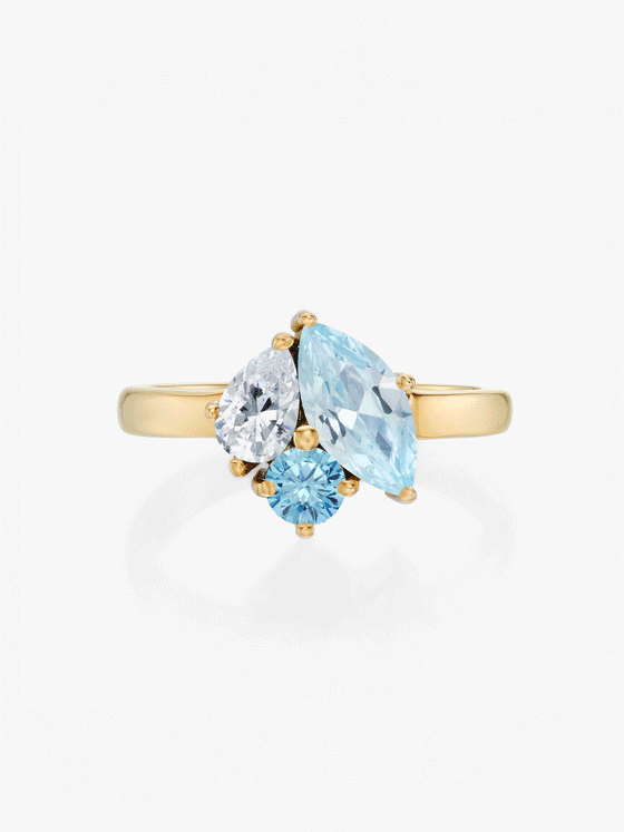 Zia Birthstone Ring